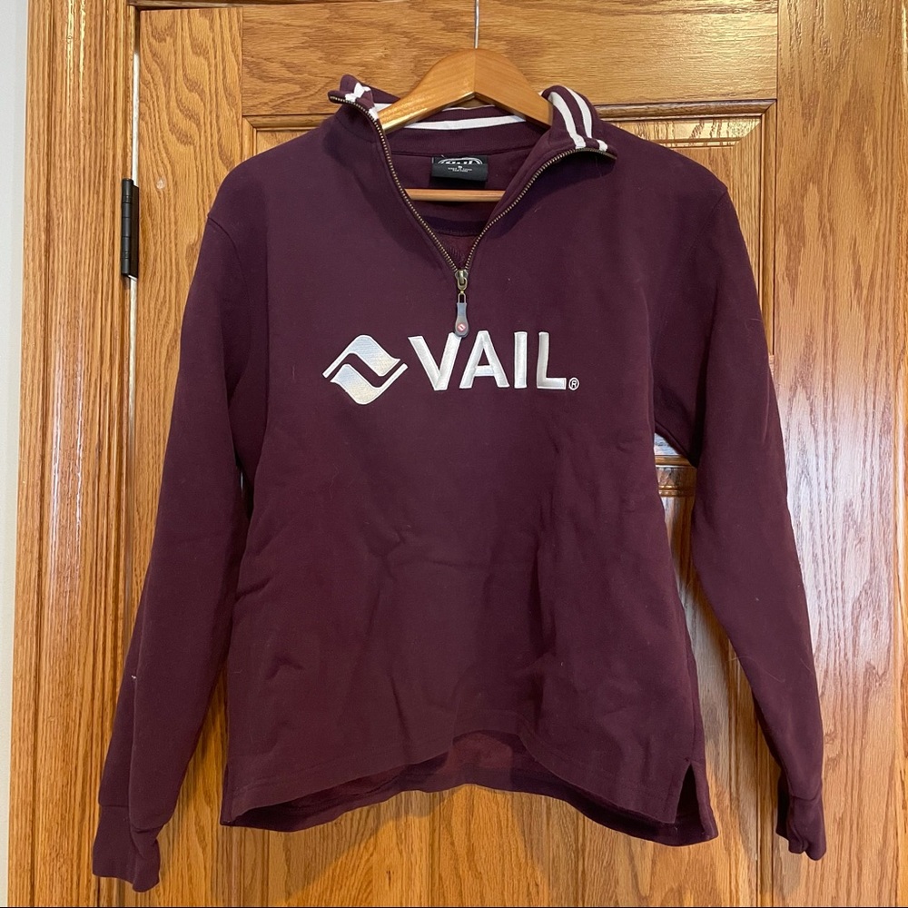 Vail Colorado Quarter Zip Sweatshirt Size S
